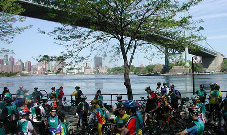 NYC 5 boro bike tour - checkpoint 3